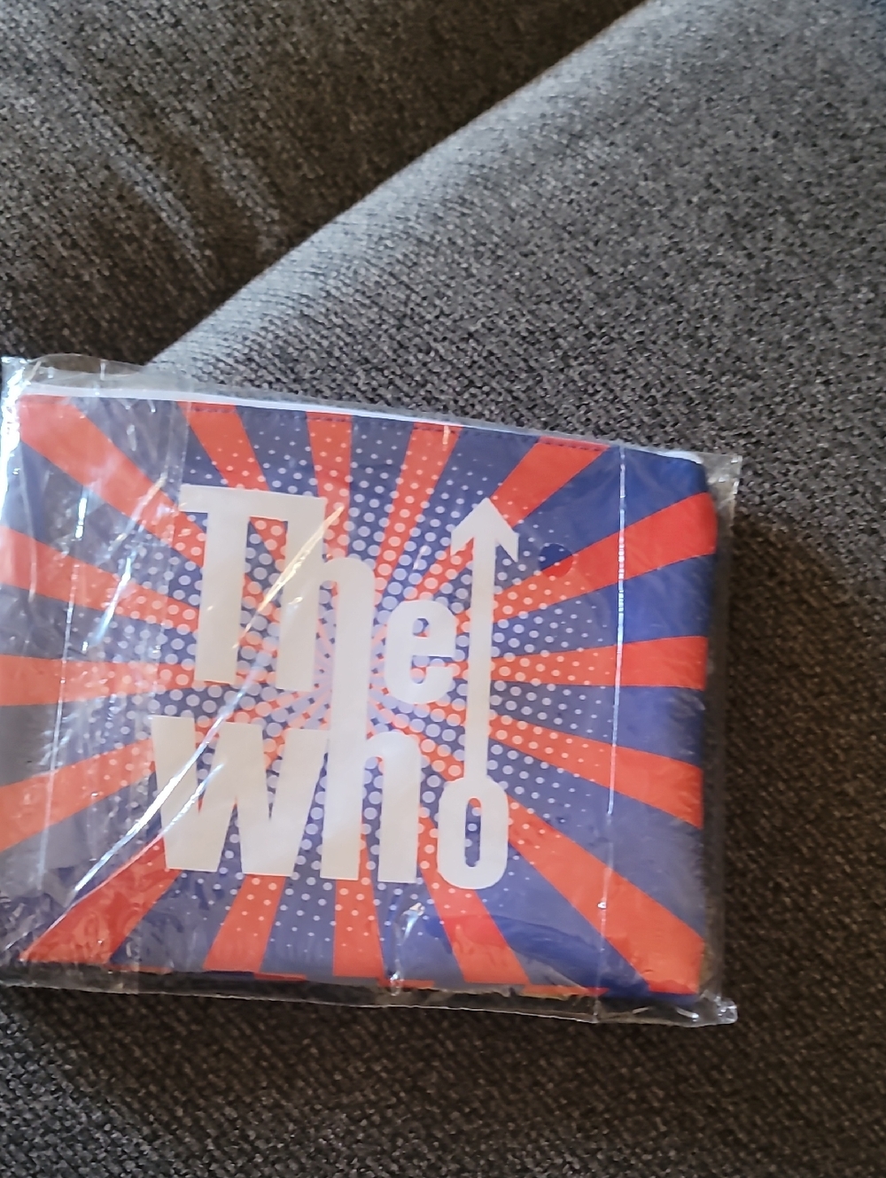 The Who Travel Makeup Bag- Red & Blue Pop Art Design Limited Edition